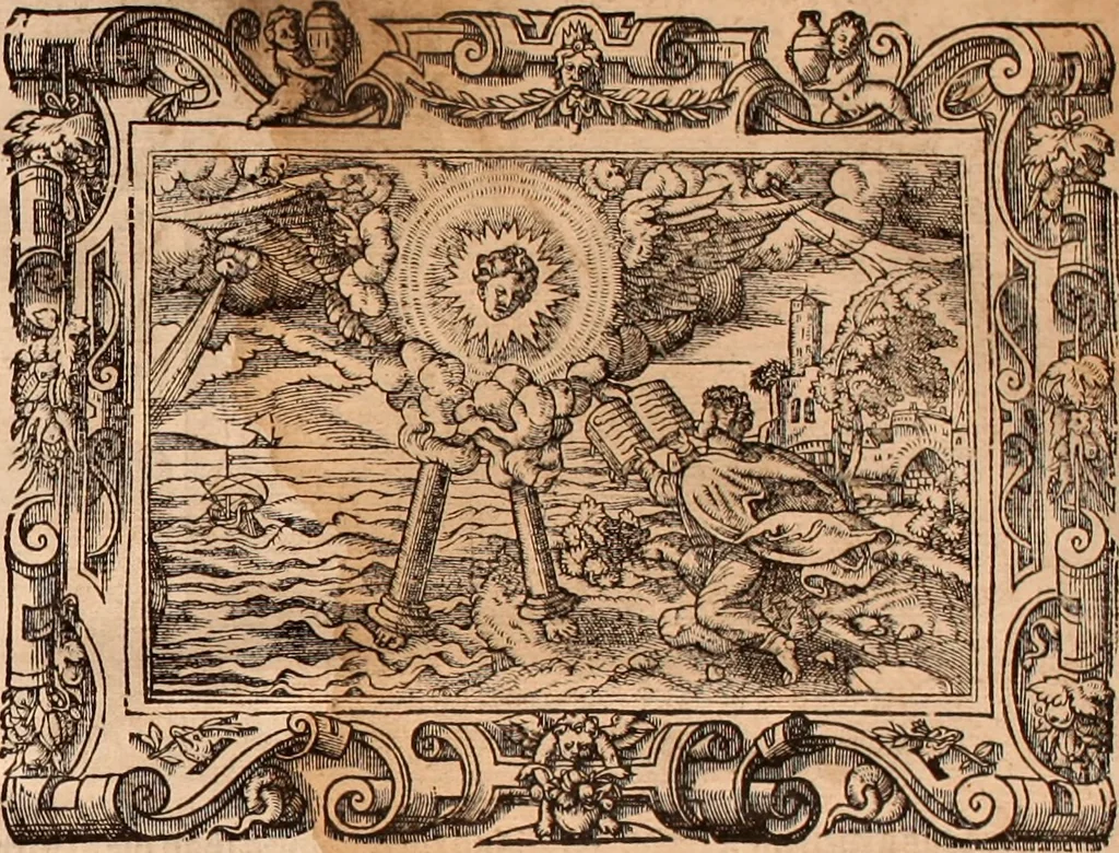 An illustration from The Holie Bible : conteynyng the Olde Testament and the Newe, 1568, leaf 1612