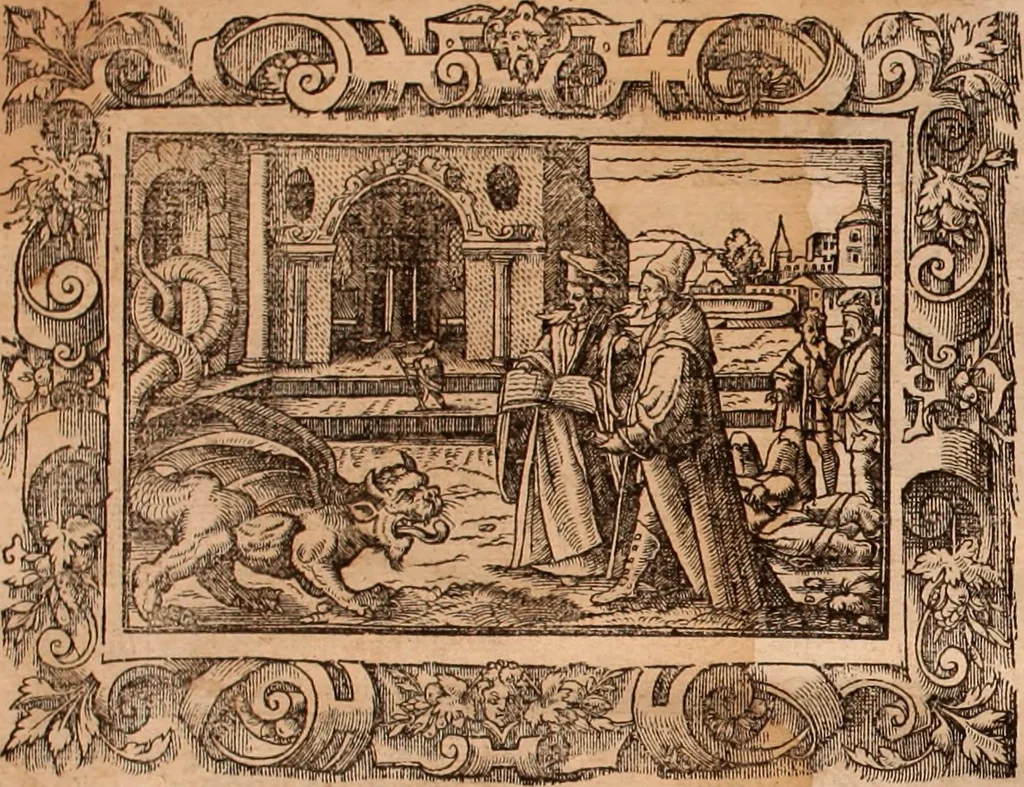 An illustration from The Holie Bible : conteynyng the Olde Testament and the Newe, 1568, leaf 1613