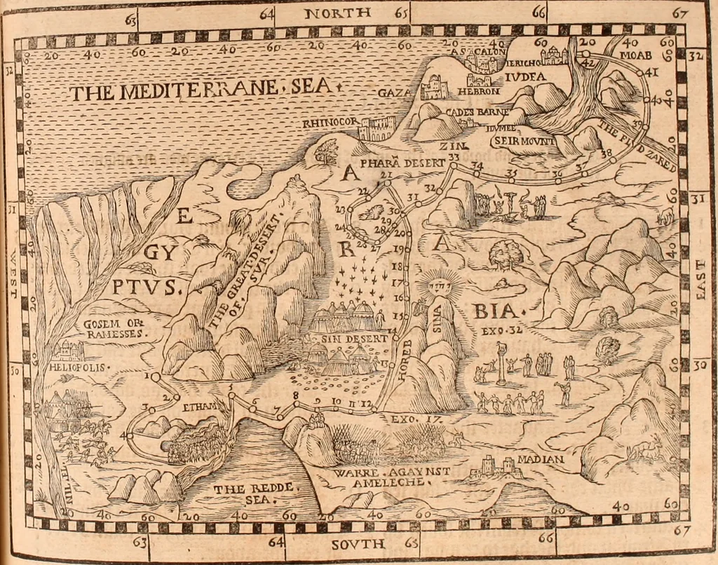 An illustration from The Holie Bible : conteynyng the Olde Testament and the Newe, 1568, leaf 266