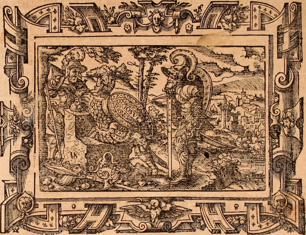 An illustration from The Holie Bible : conteynyng the Olde Testament and the Newe, 1568, leaf 316