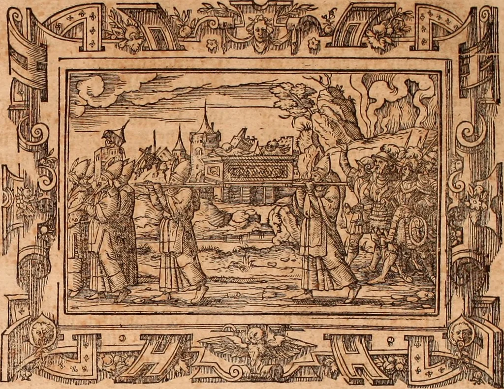 An illustration from The Holie Bible : conteynyng the Olde Testament and the Newe, 1568, leaf 322