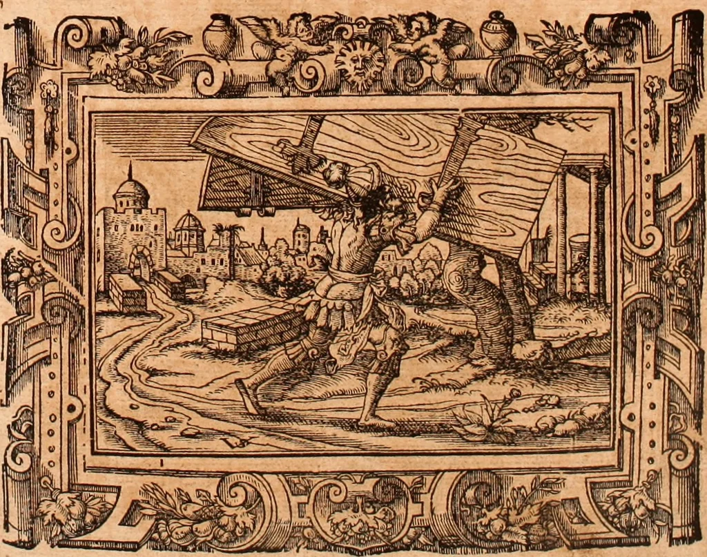 An illustration from The Holie Bible : conteynyng the Olde Testament and the Newe, 1568, leaf 370