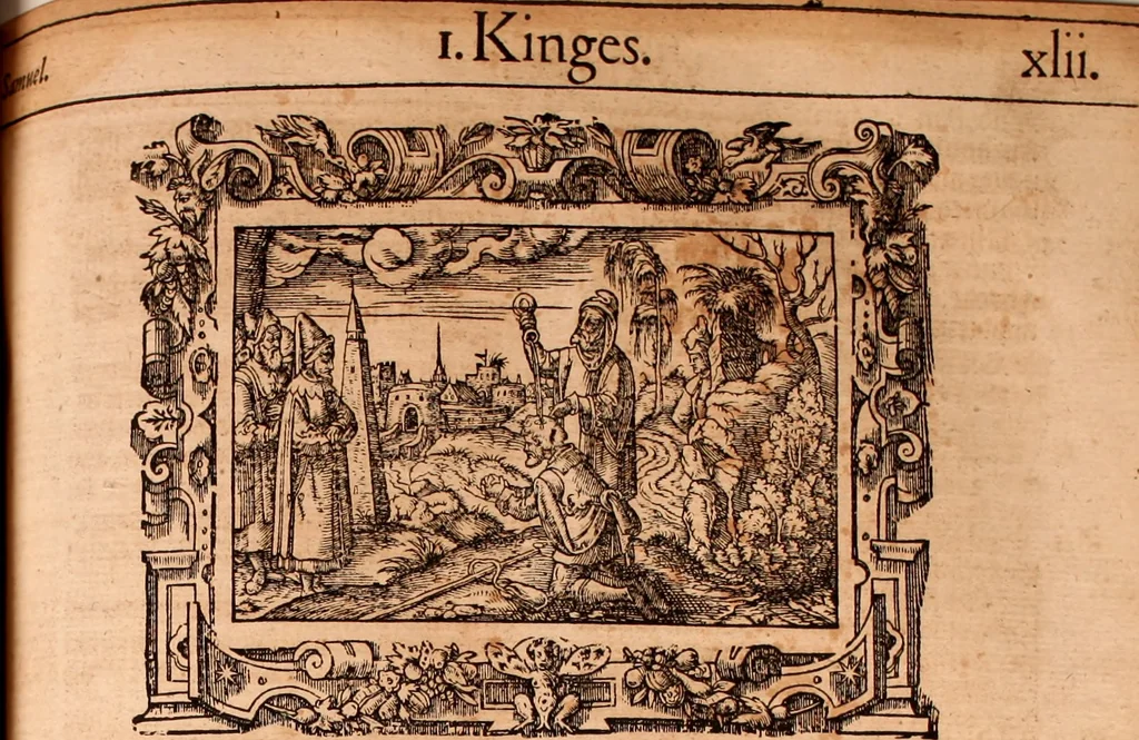 An illustration from The Holie Bible : conteynyng the Olde Testament and the Newe, 1568, leaf 396