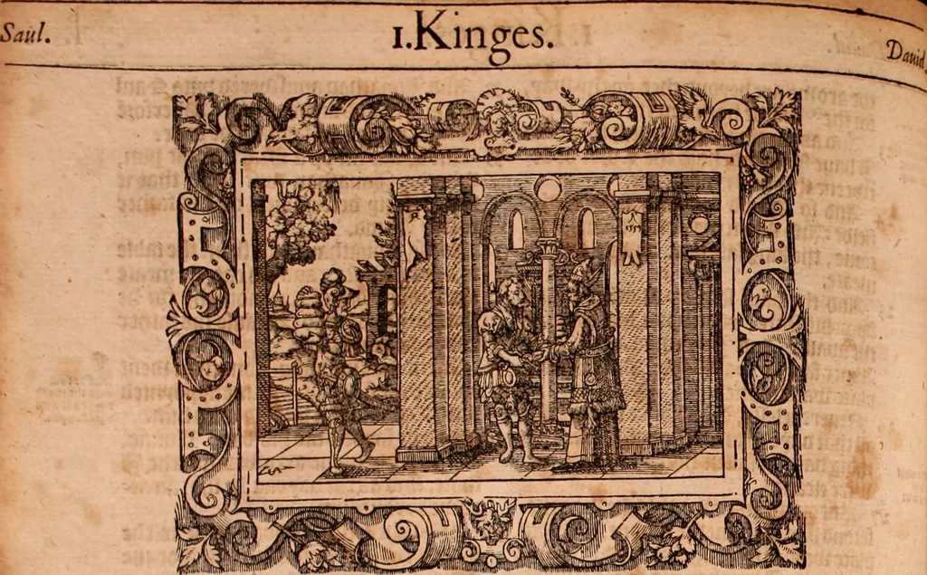 An illustration from The Holie Bible : conteynyng the Olde Testament and the Newe, 1568, leaf 413
