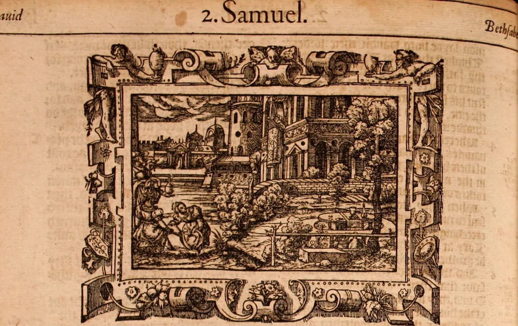 An illustration from The Holie Bible : conteynyng the Olde Testament and the Newe, 1568, leaf 437