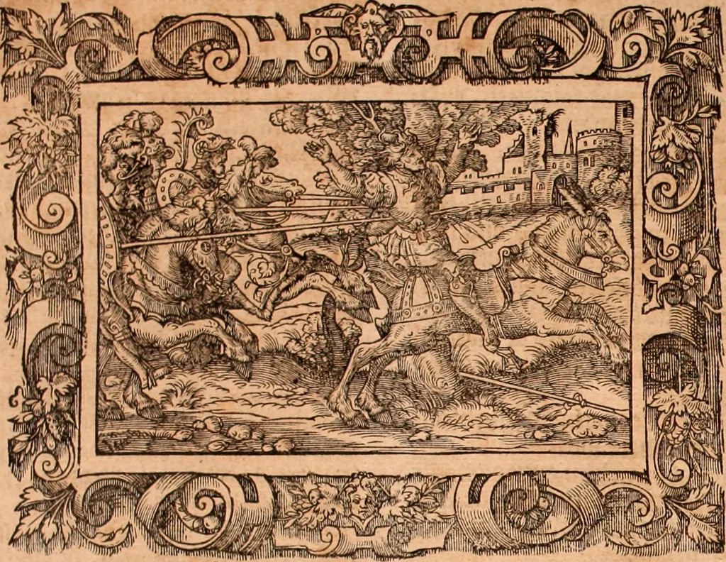 An illustration from The Holie Bible : conteynyng the Olde Testament and the Newe, 1568, leaf 447