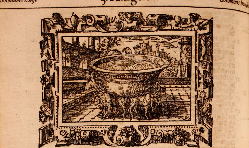 An illustration from The Holie Bible : conteynyng the Olde Testament and the Newe, 1568, leaf 469
