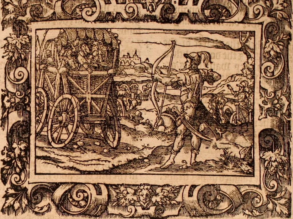An illustration from The Holie Bible : conteynyng the Olde Testament and the Newe, 1568, leaf 496