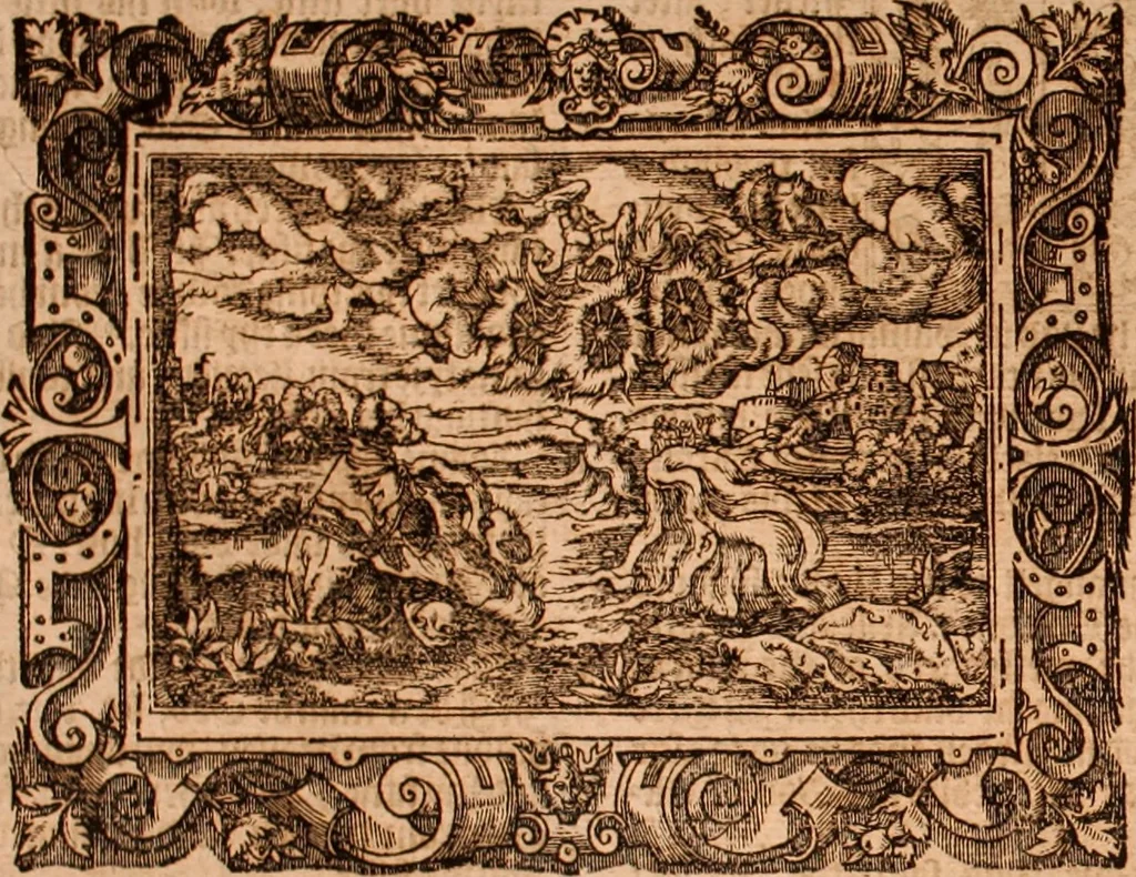 An illustration from The Holie Bible : conteynyng the Olde Testament and the Newe, 1568, leaf 499