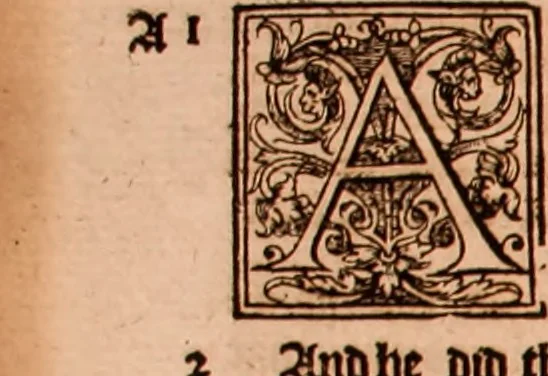 An illustration from The Holie Bible : conteynyng the Olde Testament and the Newe, 1568, leaf 515