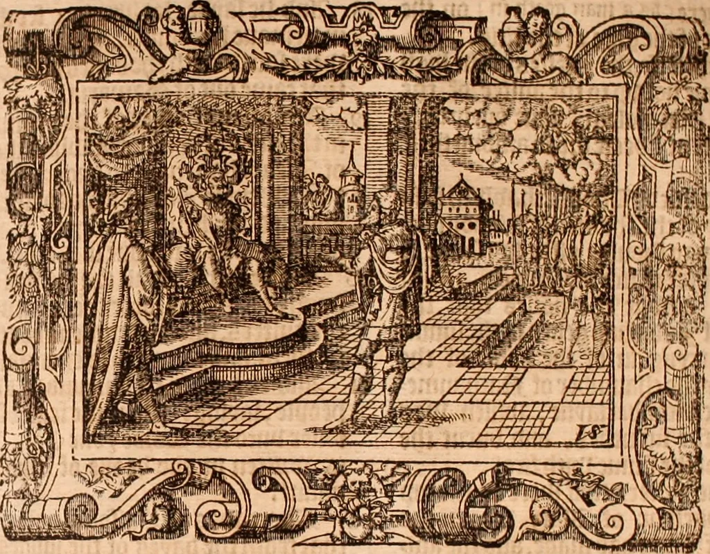 An illustration from The Holie Bible : conteynyng the Olde Testament and the Newe, 1568, leaf 530