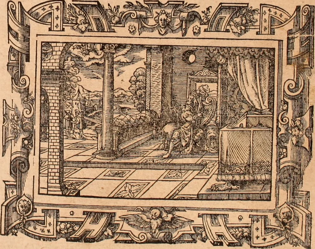 An illustration from The Holie Bible : conteynyng the Olde Testament and the Newe, 1568, leaf 686