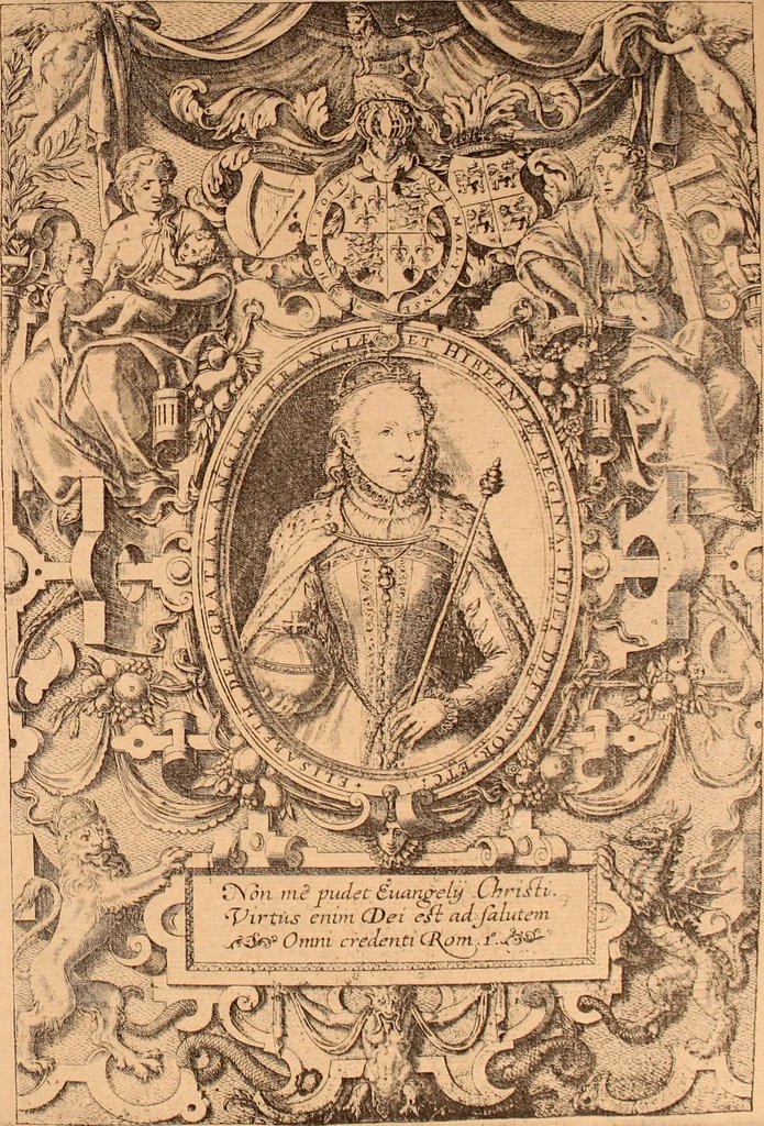 An illustration from The Holie Bible : conteynyng the Olde Testament and the Newe, 1568, leaf 8
