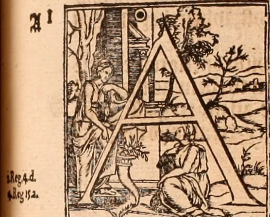 An illustration from The Holie Bible : conteynyng the Olde Testament and the Newe, 1568, leaf 948