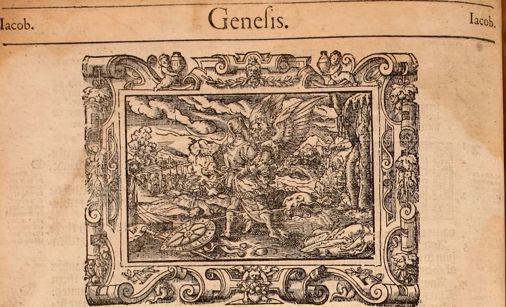 An illustration from The Holie Bible : conteynyng the Olde Testament and the Newe, 1568, leaf 95