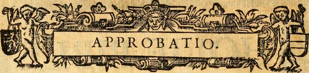 An illustration from The Holie Bible : faithfully translated into English, out of the authentical Latin. Diligently conferred with the Hebrew, Greeke, and other editions in divers languages ..., 1609, leaf 5