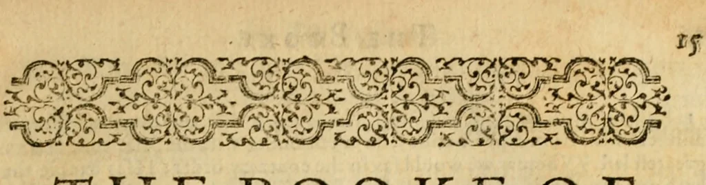 An illustration from The Holie Bible : faithfully translated into English, out of the authentical Latin. Diligently conferred with the Hebrew, Greeke, and other editions in divers languages ..., 1609, leaf 18