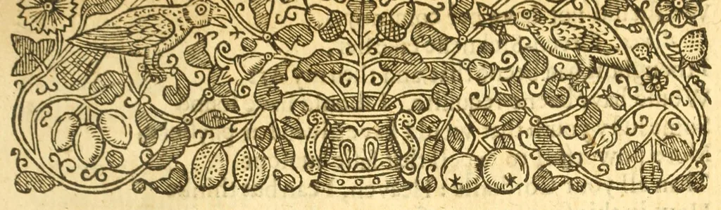 An illustration from The Hollander : a comedy written 1635 and now printed as it was then acted at the Cock-pit in Drury Lane, by Their Majesties Servants, with good allowance : and at the Court before both Their Majesties, 1640, leaf 11