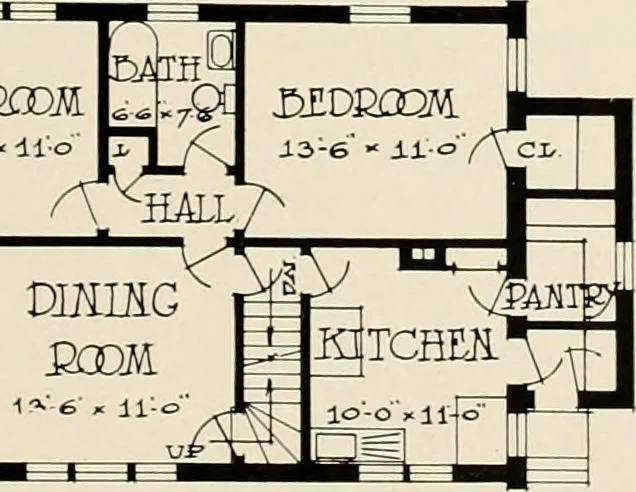 An illustration from Hollow tile for the home., 1920, leaf 16