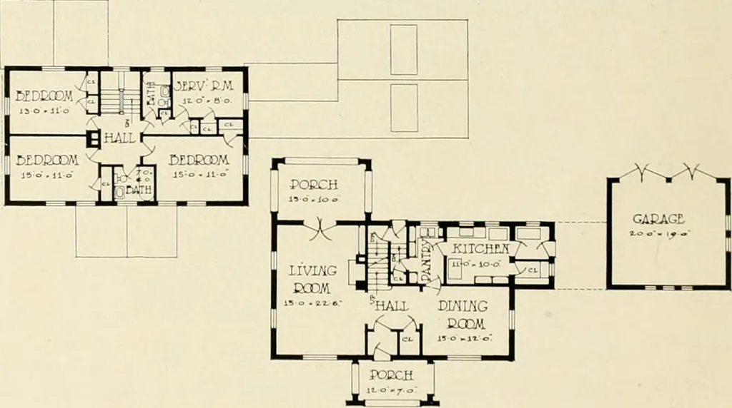 An illustration from Hollow tile for the home., 1920, leaf 31