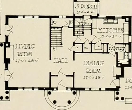 An illustration from Hollow tile for the home., 1920, leaf 32