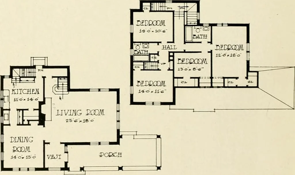 An illustration from Hollow tile for the home., 1920, leaf 35