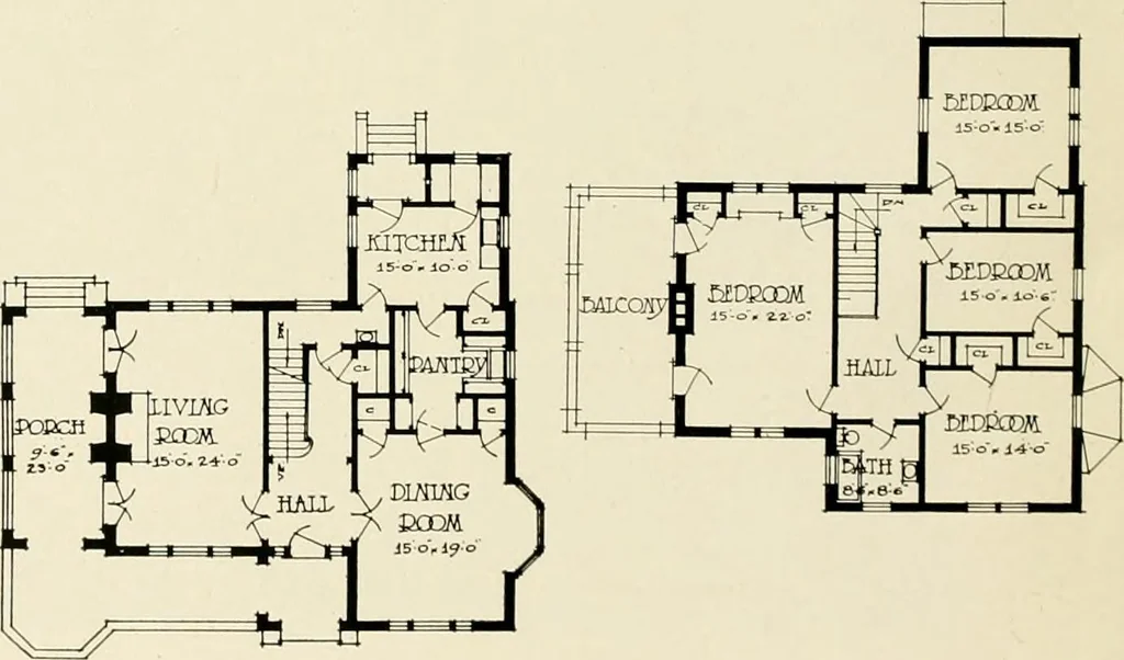 An illustration from Hollow tile for the home., 1920, leaf 37