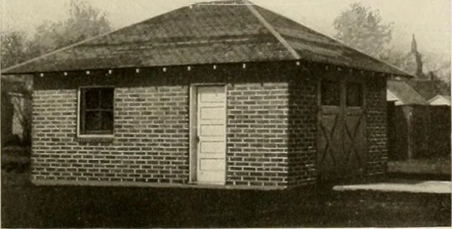 An illustration from Hollow tile for the home., 1920, leaf 40