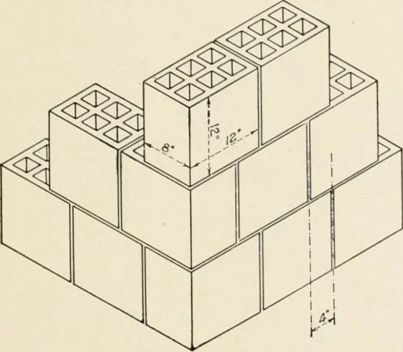 An illustration from Hollow tile for the home., 1920, leaf 46