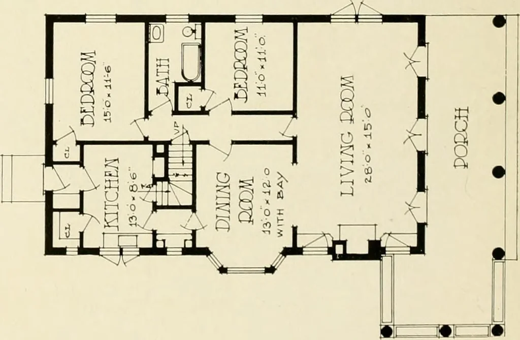 An illustration from Hollow tile for the home., 1920, leaf 7