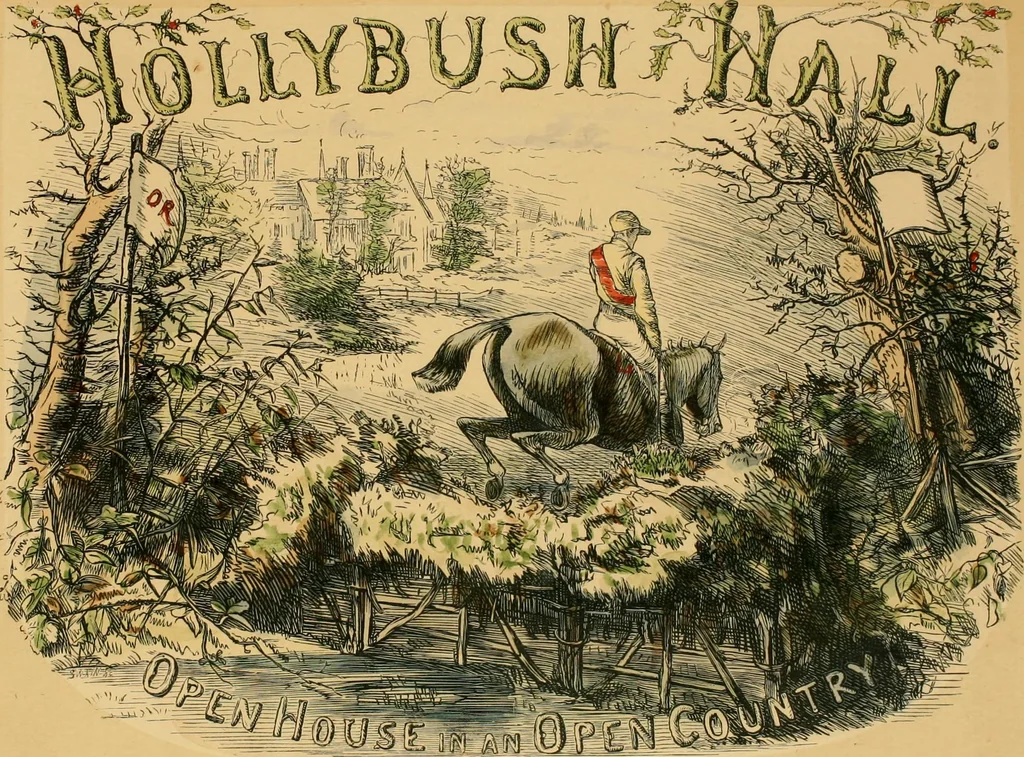 An illustration from Hollybush Hall, or, Open house in an open country, 1871, leaf 10