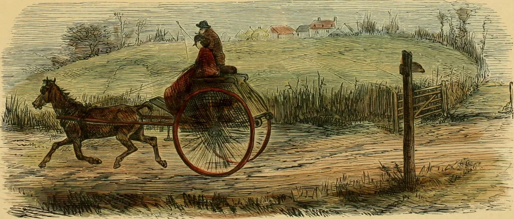 An illustration from Hollybush Hall, or, Open house in an open country, 1871, leaf 106