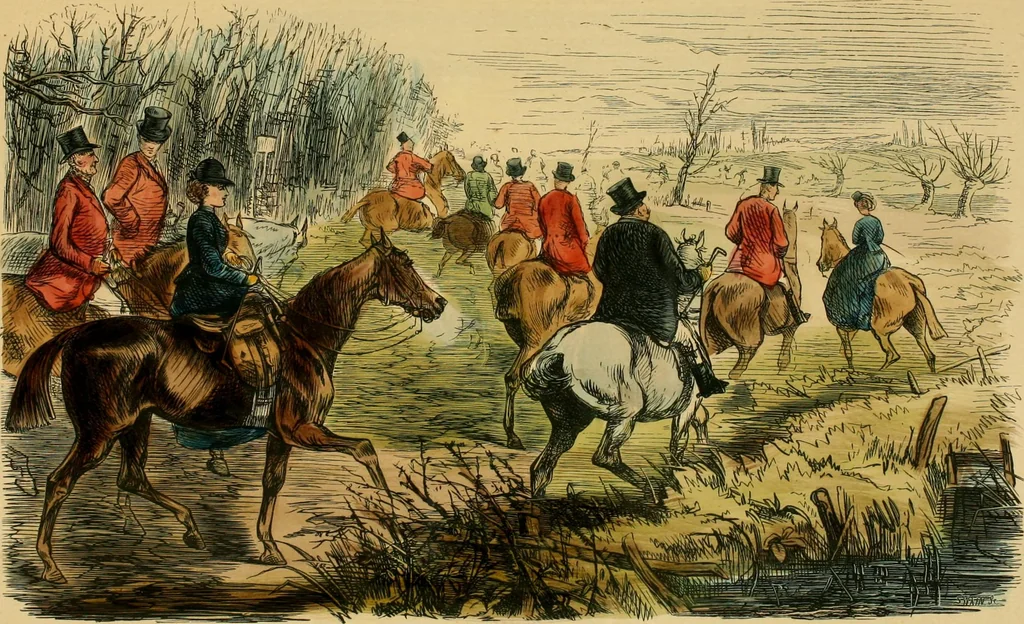 An illustration from Hollybush Hall, or, Open house in an open country, 1871, leaf 110