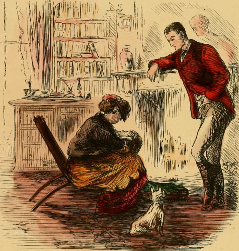 An illustration from Hollybush Hall, or, Open house in an open country, 1871, leaf 122
