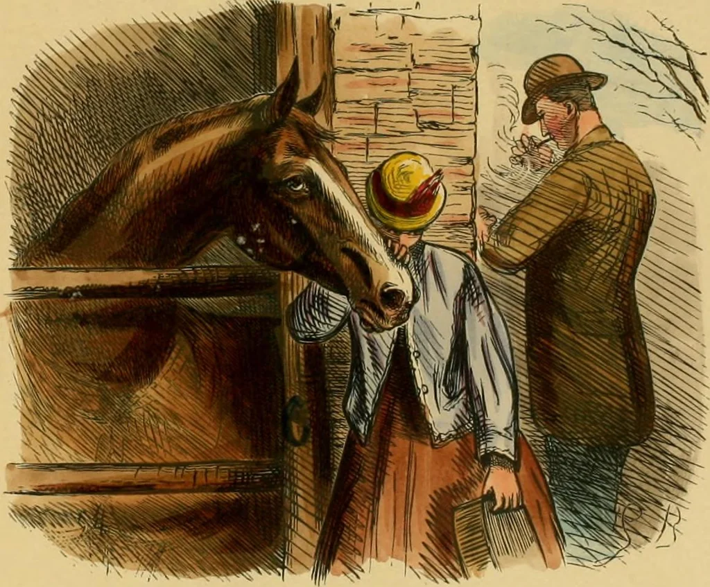 An illustration from Hollybush Hall, or, Open house in an open country, 1871, leaf 126