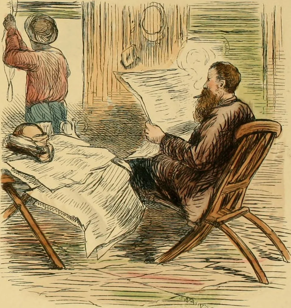 An illustration from Hollybush Hall, or, Open house in an open country, 1871, leaf 24