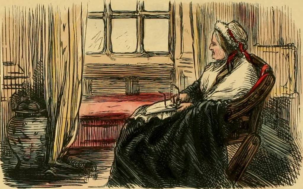 An illustration from Hollybush Hall, or, Open house in an open country, 1871, leaf 28