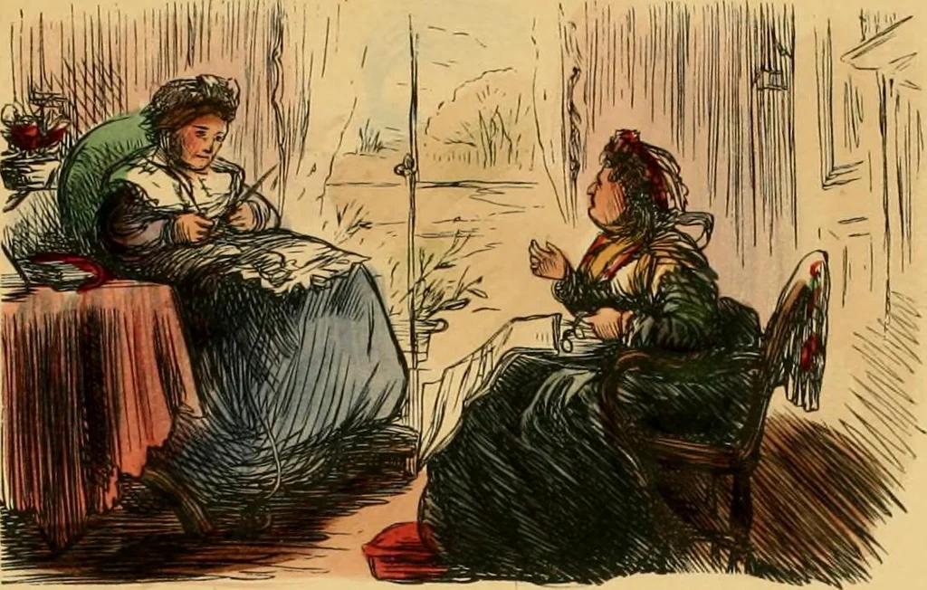 An illustration from Hollybush Hall, or, Open house in an open country, 1871, leaf 32