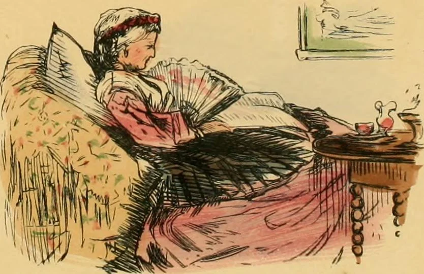 An illustration from Hollybush Hall, or, Open house in an open country, 1871, leaf 32