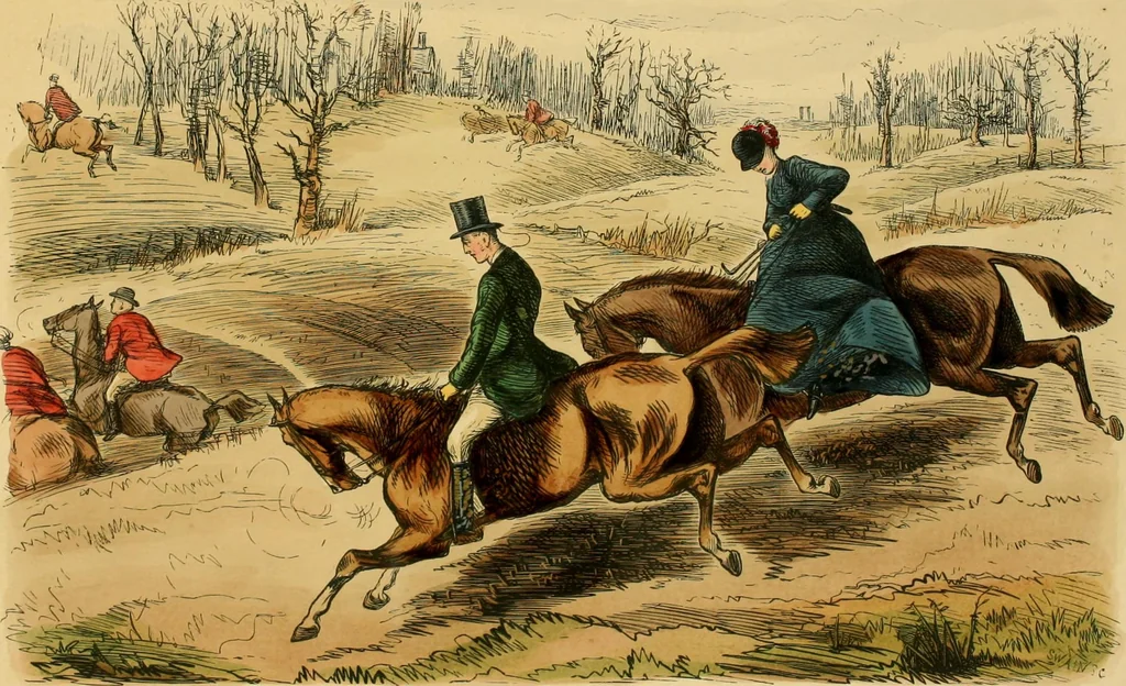 An illustration from Hollybush Hall, or, Open house in an open country, 1871, leaf 46