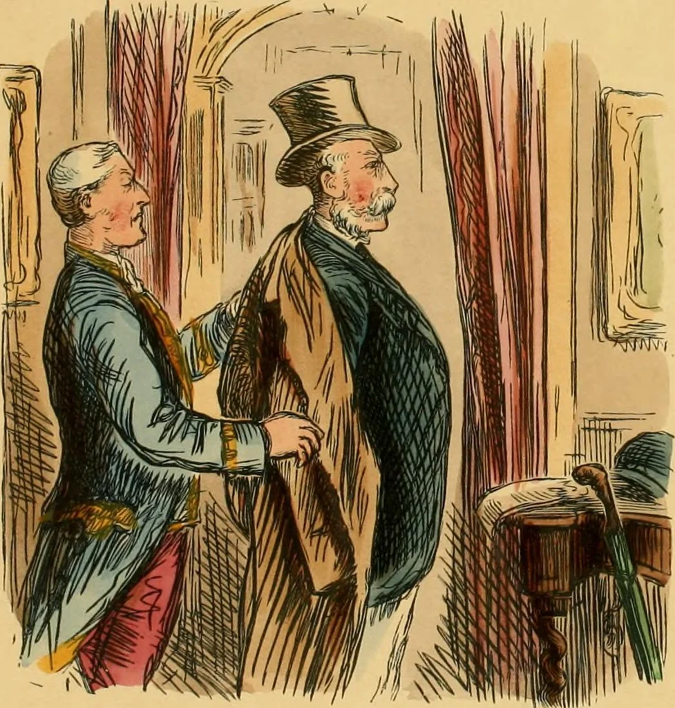 An illustration from Hollybush Hall, or, Open house in an open country, 1871, leaf 58