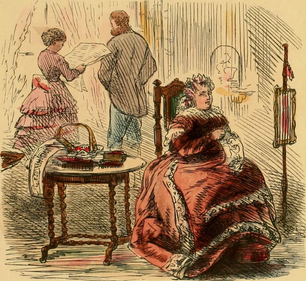 An illustration from Hollybush Hall, or, Open house in an open country, 1871, leaf 82
