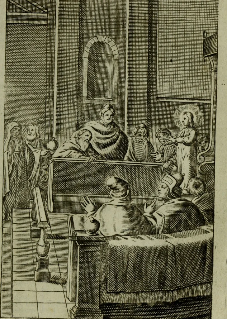 An illustration from The Holy Bible : containing the Old Testament and the New, 1671, leaf 1036