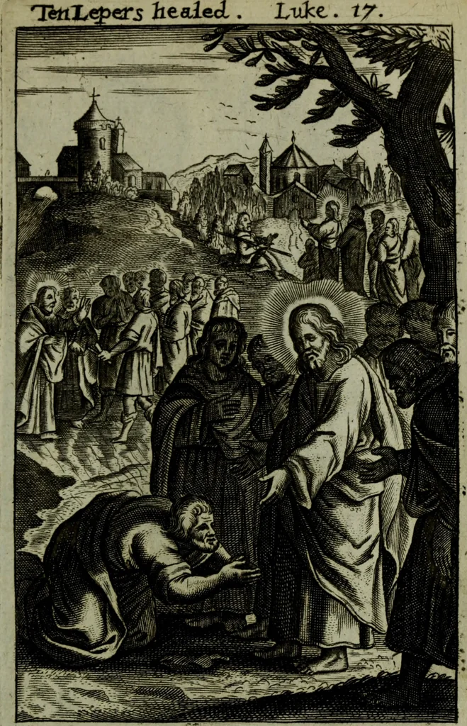 An illustration from The Holy Bible : containing the Old Testament and the New, 1671, leaf 1064