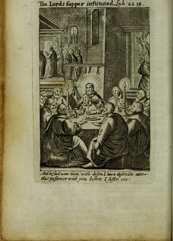 An illustration from The Holy Bible : containing the Old Testament and the New, 1671, leaf 1079
