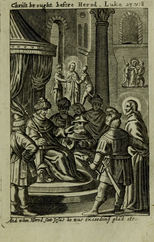 An illustration from The Holy Bible : containing the Old Testament and the New, 1671, leaf 1088