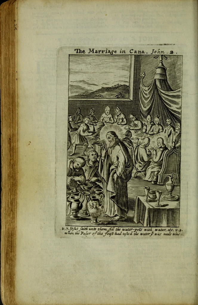 An illustration from The Holy Bible : containing the Old Testament and the New, 1671, leaf 1095