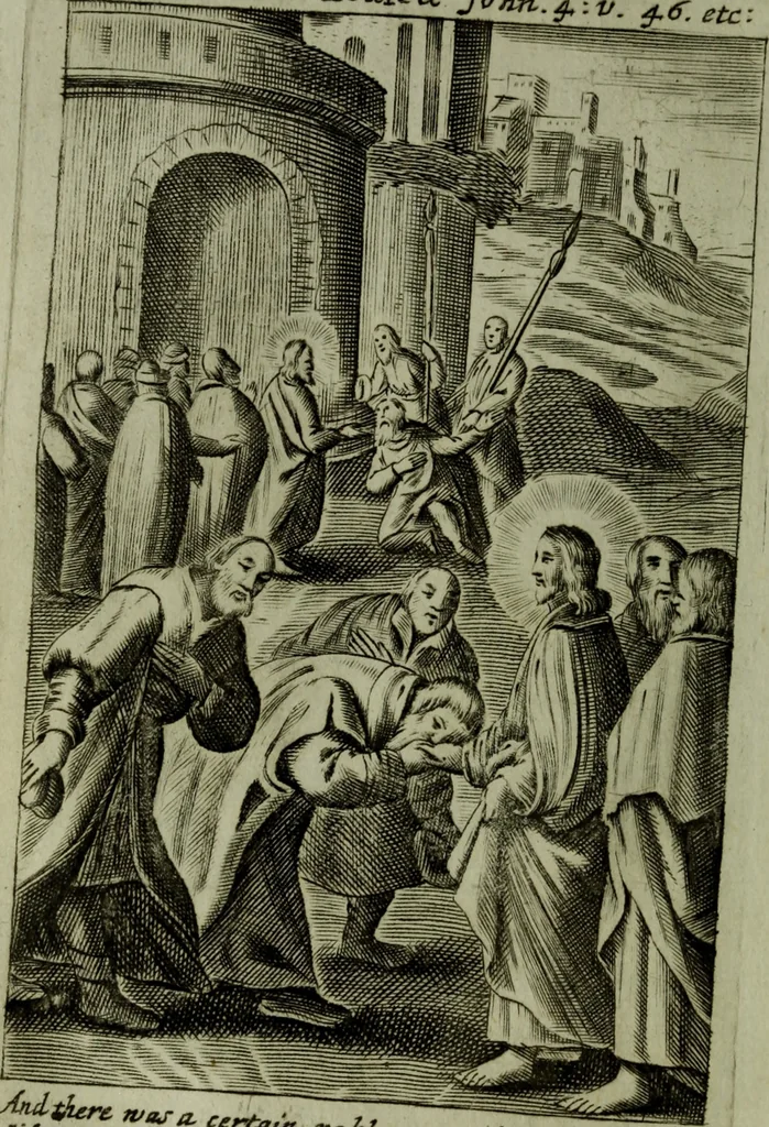 An illustration from The Holy Bible : containing the Old Testament and the New, 1671, leaf 1103