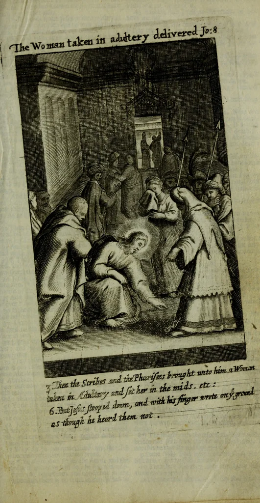 An illustration from The Holy Bible : containing the Old Testament and the New, 1671, leaf 1110