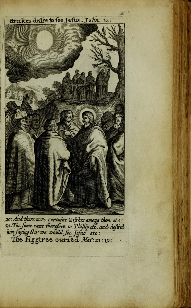 An illustration from The Holy Bible : containing the Old Testament and the New, 1671, leaf 1120